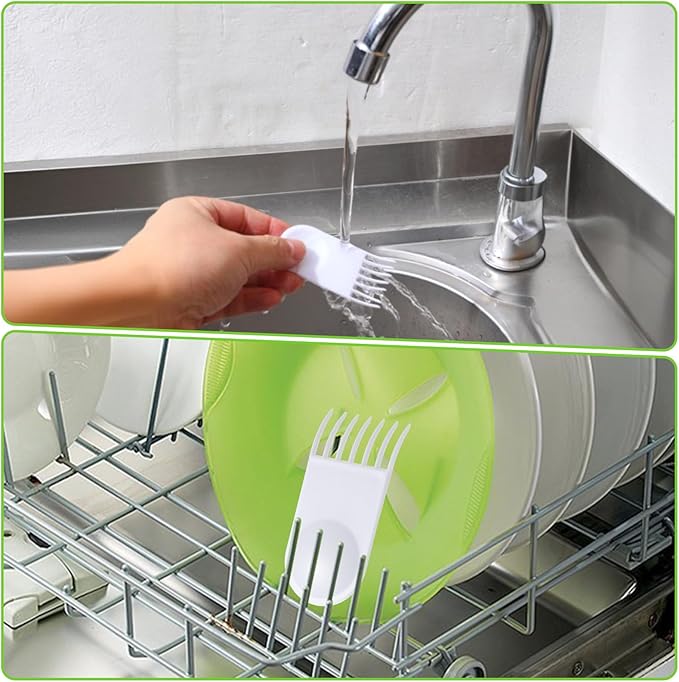 4pcs Vegetable Chopper Cleaning Tools Fork, Salad Onion Chopper Tool Fruit Vegetable Cutter Cleaning Comb for Most Vegetable Choppers