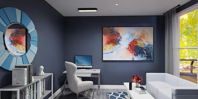 Quoizel Wesley Integrated LED Matte Black Flush Mount Light