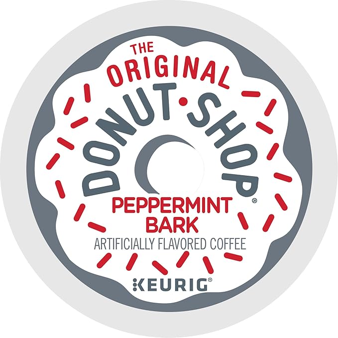 The Original Donut Shop Peppermint Bark Keurig Single-Serve K-Cup Pods, Light Roast Coffee, 96 Count