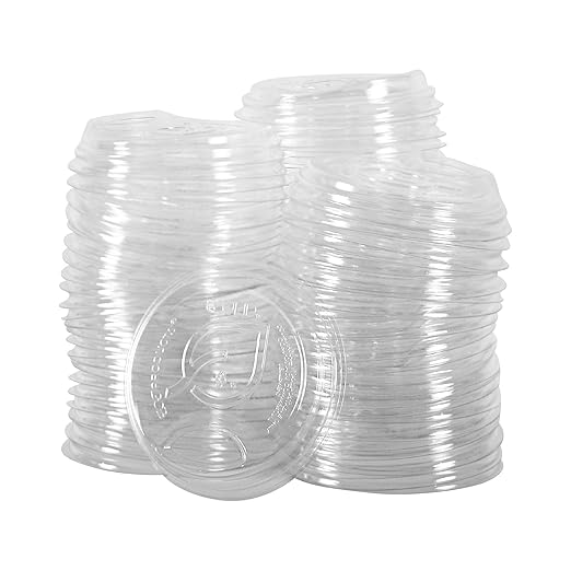 Eco-Products GreenStripe Compostable Paper Cup Sip Lids, Case of 1000, Fits 12-22oz Cups, Made from PLA Renewable Plant Based Plastic, ASTM Compliant, BPI-Certified