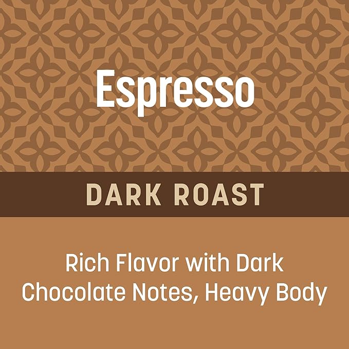 Don Francisco's Premium Espresso Dark Roast Ground Coffee: Rich, Aromatic 100% Arabica Beans - Family Crafted Flavored Coffee for a Delightful Morning Brew (10 oz Can)