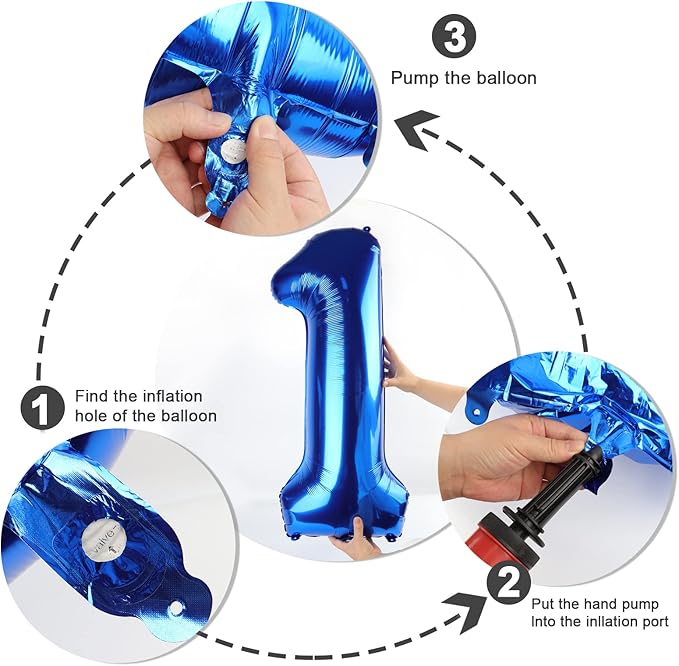 21 Number Balloons, 12 Balloons, 12th Dark Blue Party Decorations 40 In Big 21st for Girl Boys Engagement, Wedding, Celebration Party, Graduations, Photo Shoot