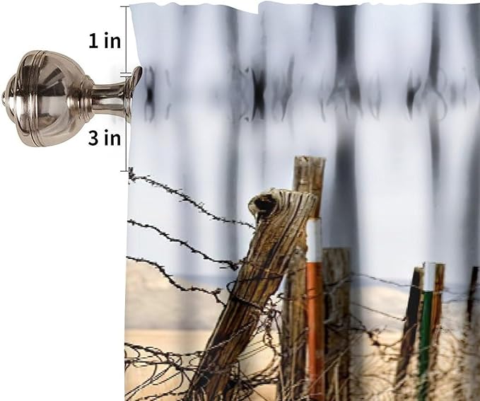 Vintage Car Valance Curtain Classic Abandoned Rusty Wyoming Cars Antique Pictures Old Trucks Countryside Windows Curtain Valance for Kitchen Bedroom Bathroom with Rod Pocket, One Panel 54X18 Inches