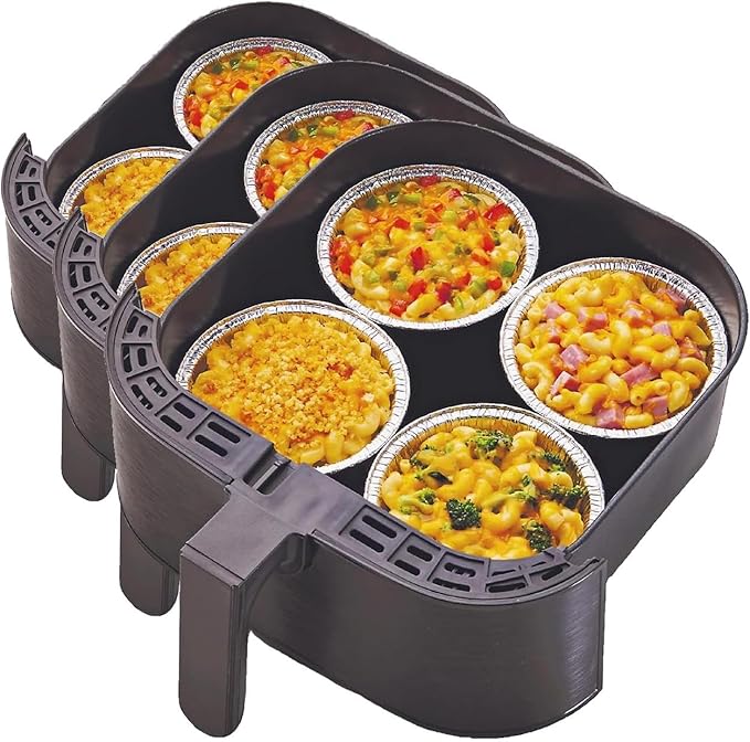Reynolds Kitchens Air Fryer Cups, Easily Cook Individual Air Fryer Food and Non-Traditional Foods, Great for Meal Prepping and Picky Eaters, Oven-Safe and Grill-Safe, 30 Pack, 8 fl oz.