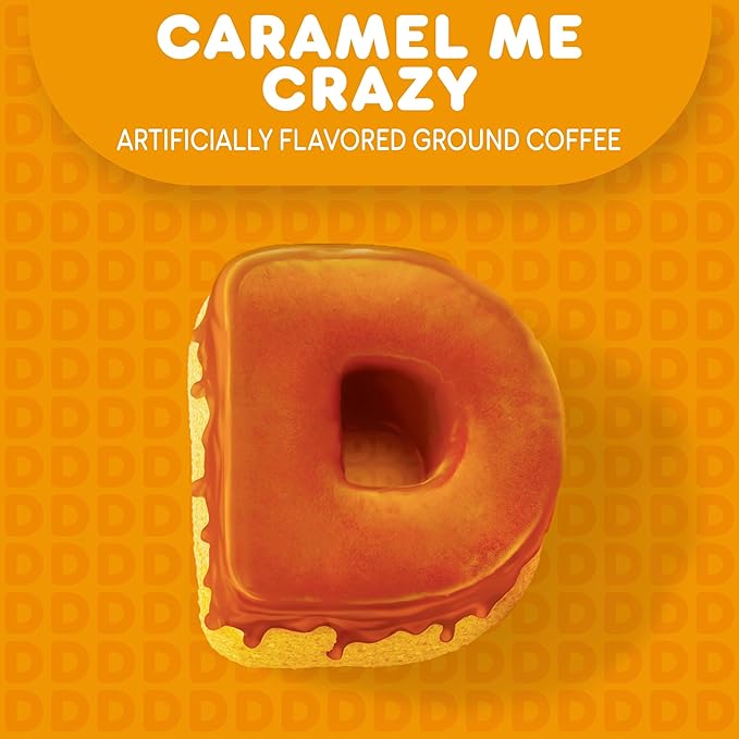 Dunkin' Caramel Me Crazy Ground Coffee, 11 Ounces