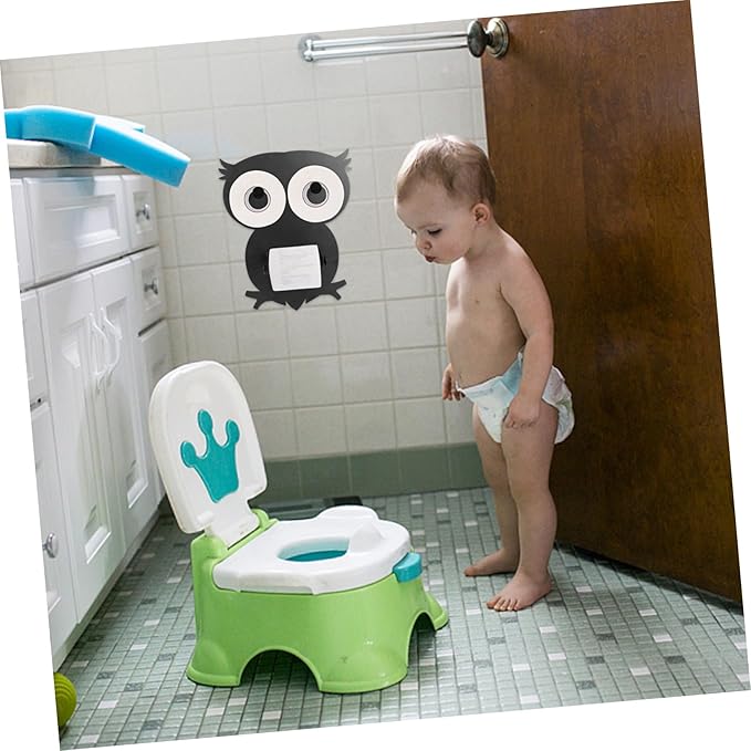 Lovely Owl Tissue Stand Paper Towel Holder Bathroom Toilet Paper Storage Rack for Home Office Kitchen Decor Easy Extract and Multi-use Organizer