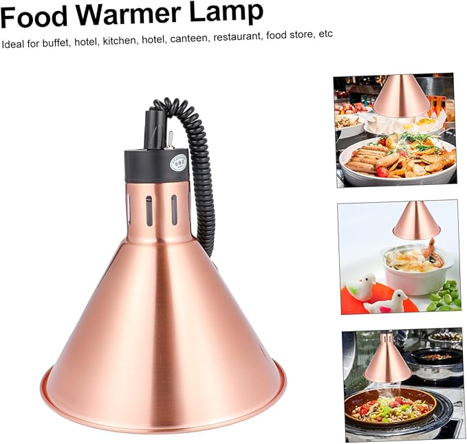 Holibanna 1Pc Telescopic Heat Lamp Buffet Heating Light for Food Preservation Chandelier for Hotel Restaurant Kitchen Canteen Use Height