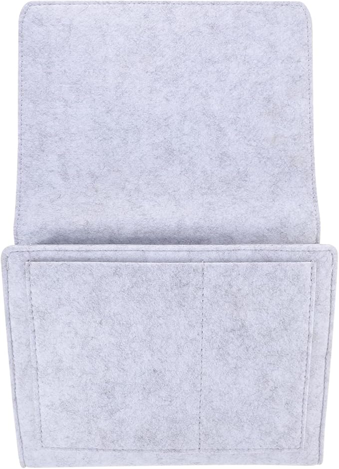 Gatuida Bedside Organizer Basket Felt Bed Pocket Hanging Storage Bag Organizing Pouch Bedside