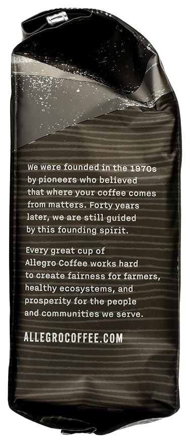 Allegro Coffee Organic Breakfast Blend Whole Bean Coffee, 12 oz