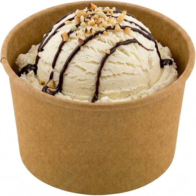 Restaurantware Kraft 200 Count To Go Cup Disposable 3 x 3 x 1.8 Inches Paper Mini Cup Grease-Resistant Cup Recyclable Durable Design
