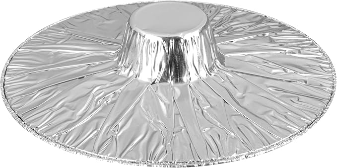 Foil Lux 60 Ounce Pans And Lids, 10 Disposable Pots With Lids - Oven-Ready, Stove Compatible, Aluminum Foil Baking Pans, Freezable, For Outdoor Camping, Vacation, Picnic, And More - Restaurantware