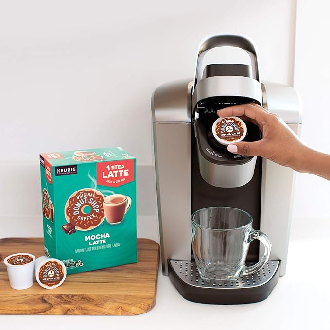 The Original Donut Shop Mocha One-Step Latte, Single Serve Coffee K-Cup Pod, Flavored Coffee, 20 Count