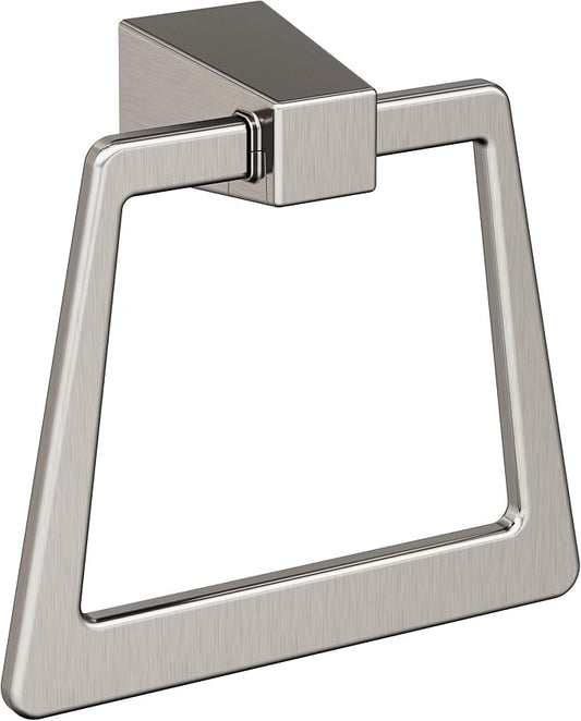 Amerock BH36002G10 | Brushed Nickel Towel Bar | 6-13/16 in (173 mm) Length Towel Holder | Blackrock | Hand Towel Holder for Bathroom Wall | Small Kitchen Towel Holder | Bath Accessories