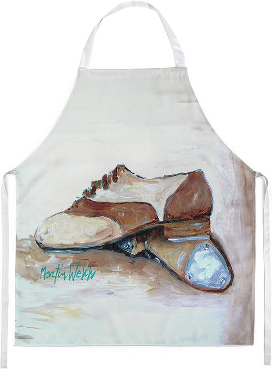 Caroline's Treasures Tap Doses Shoes Apron Cooking Kitchen Server Baking Crafts Gardening for Adult Women Men, Unisex, Large, Multicolor