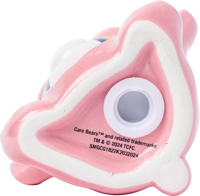 Silver Buffalo Care Bears 3d Ceramic Salt and Pepper Shaker Set Featuring Cheer Bear, 3.6” x 2.7” x 4.25”