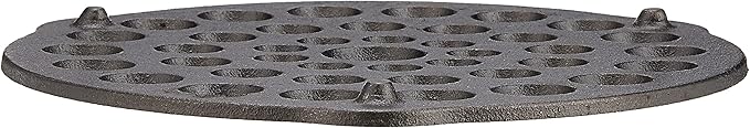 Lodge L8DOT3 Cast Iron Meat Rack/Trivet, Pre-Seasoned, 8-inch, 1 EA