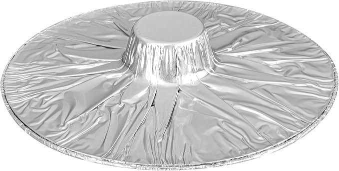 Foil Lux 34 Ounce Pans And Lids, 10 Disposable Pots With Lids - Oven-Ready, Stove Compatible, Aluminum Foil Baking Pans, Freezable, For Outdoor Camping, Vacation, Picnic, And More - Restaurantware
