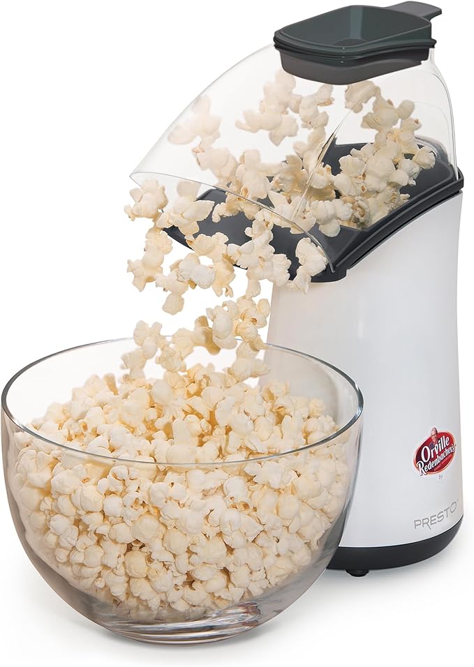 Presto 04821 Orville Redenbacher's Hot Air Popper, 1 Liters, White
