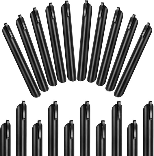Scraper Tool Kitchen, Bread Crumb Catcher, Portable Stainless Steel Table Serveware Crumbers, Server Accessories for Waitress, Waiters, Restaurant Table Clean Tool Accessories (20 PACK, Black)