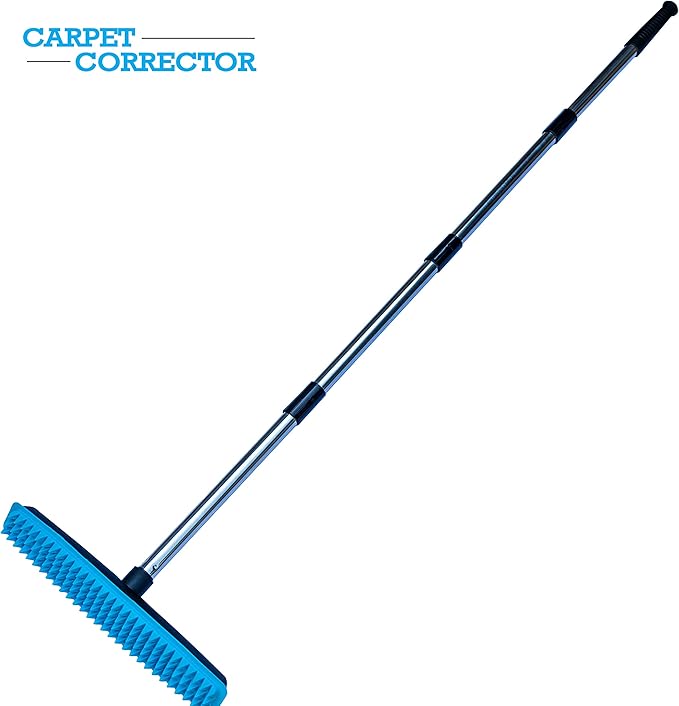 The Big Carpet Corrector- Carpet Rake to Rejuvenate Your Matted Carpet. Perfect for Hallways, Stairs, Steps, and Other High Traffic Areas.