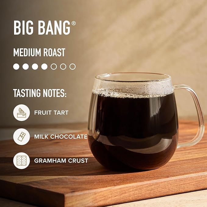 Peet's Coffee, Medium Roast Ground Coffee - Big Bang 10.5 Ounce Bag (Pack of 2)