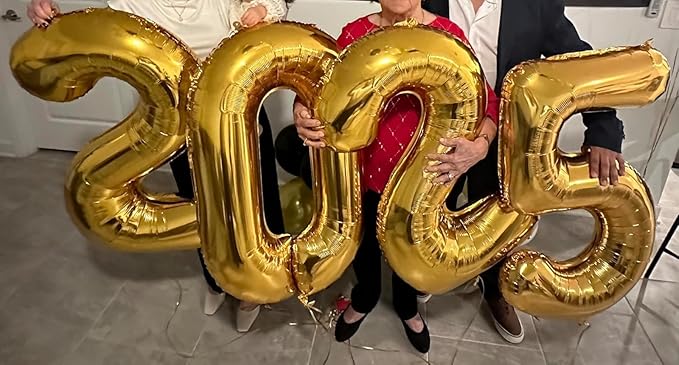 Balloon 0 Numbers 40 Inch Big Gold Balloon Numbers for Birthday Decoration, Baloon for 10 20 30 40 100 2025 Graduation Decor Wedding Anniversaries Party