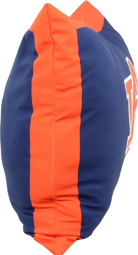 College Covers Everything Comfy Auburn Tigers 20" x 28" Fully Stuffed Big Logo Pillow