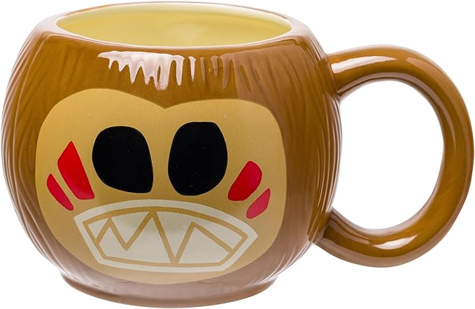 Silver Buffalo Disney Moana Kakamora Ceramic 3D Sculpted Mug, 20 Ounces