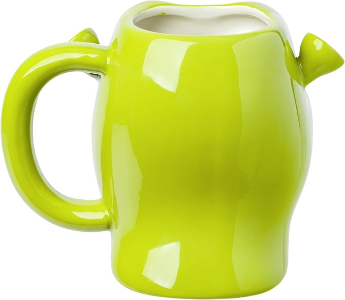 Silver Buffalo Shrek 3D Sculpted Ceramic Mug, 20 Ounces
