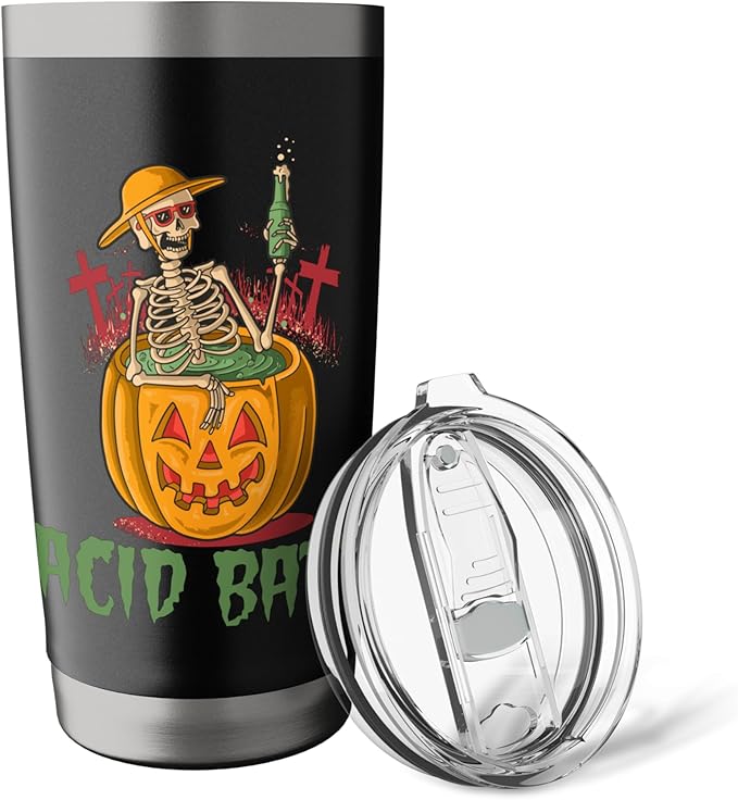 You only need an acidic bath, bathtub Stainless Steel Insulated Tumbler