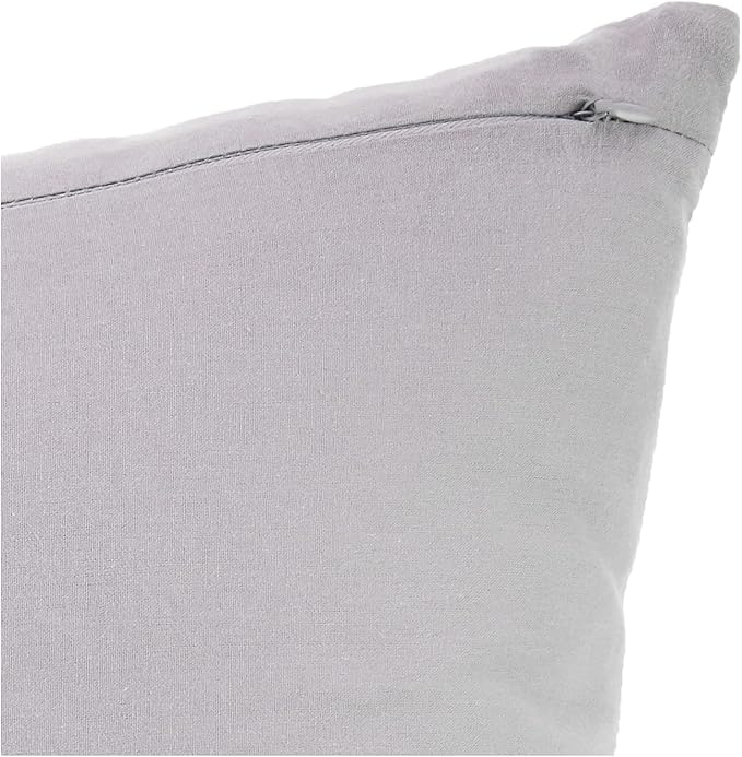 Nautica - Throw Pillow, Cotton Bedding with Hidden Zipper Closure, Mediterranean Inspired Home Decor (Fairwater Blue, 14" x 20")