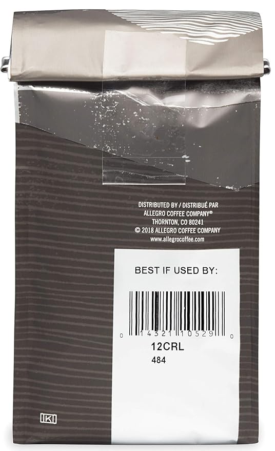 Allegro Coffee, Coffee Costa Rica El Volcan Whole Bean, 12 Ounce (Pack of 3)
