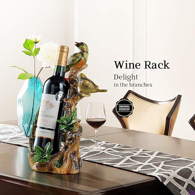 Wine Holder Creative Bird Wine Rack Decoration Personality Home Kitchen Restaurant Wine RackCountertop Cabinet Cellar Narrow