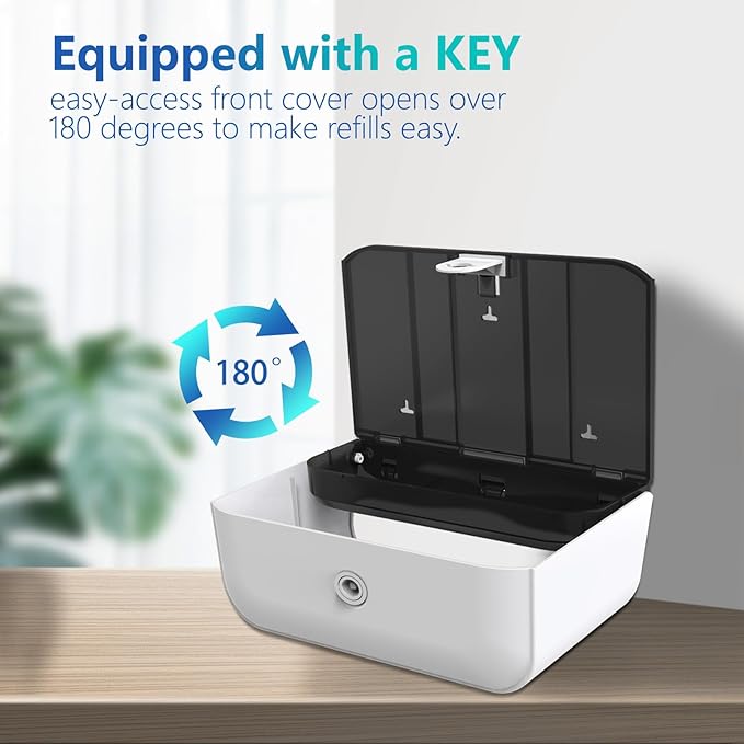 Commercial Paper Towel Dispenser Holder Wall Mount, Multi-fold Trifold C Fold Hand Towel Dispenser, Bathroom Paper Towel Dispenser, Toilet Paper Napkin Holder
