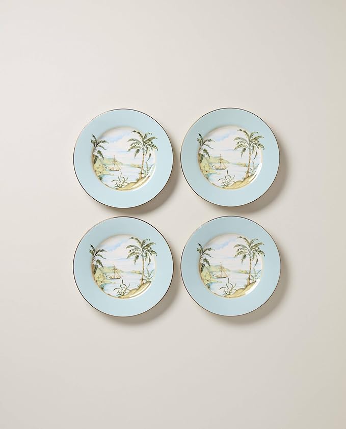Lenox 897265 British Colonial Tradewind Accent Plates, Set of 4