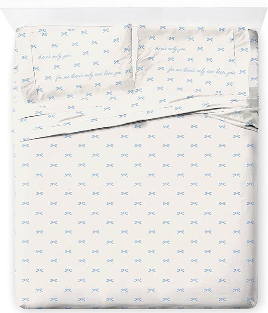 Jay Franco Sheet Set with Fitted, Flat Sheets & Pillow Cover - Ultra-Soft Bedding with Pillowcase for Room Decor, Beige - The Summer I Turned Pretty, 4 Piece Full
