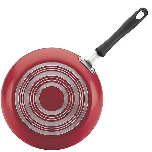 Farberware Cookstart DiamondMax Nonstick Cookware/Pots and Pans Set, Dishwasher Safe, Includes Baking Pan and Cooking Tools, 15 Piece - Red