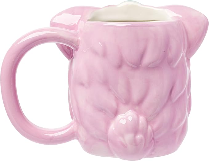 Silver Buffalo Furby Pink Ceramic 3D Sculpted Mug, 20 Ounces