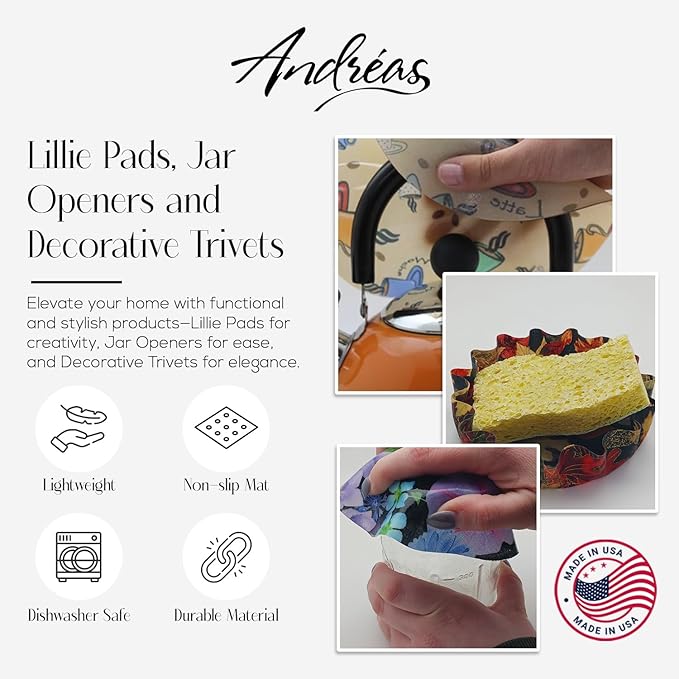Andreas Silicone LP4-309 Color Paws 4" Lillie Pad