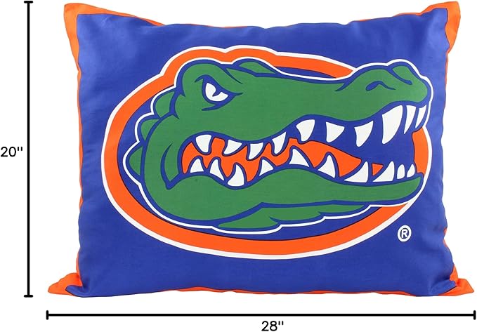 College Covers Everything Comfy Florida Gators 20" x 28" Fully Stuffed Big Logo Pillow