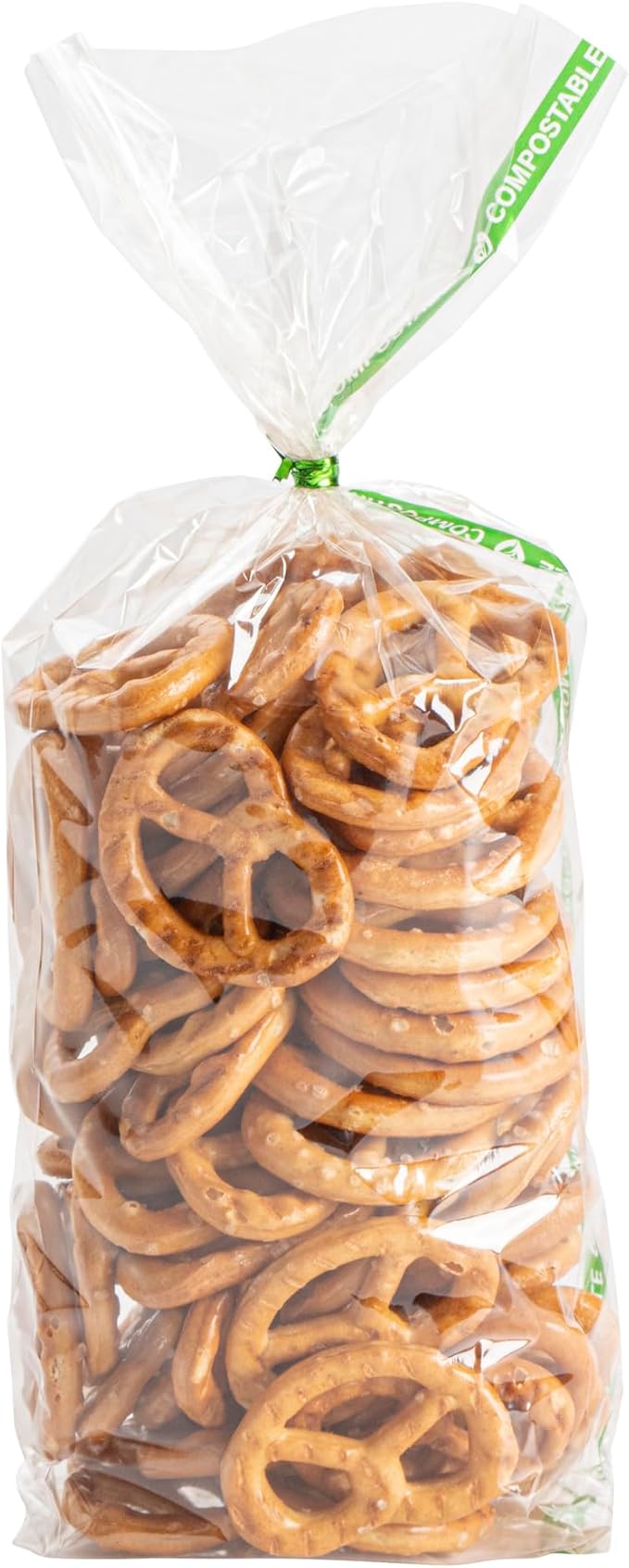 Resturantware Plastic Gusset Bags 100 Count 3 3/4" x 1 1/4" x 12" Wicker Dispensing Bottom Gusset Clear Plastic Bags Heat Sealable For Sourdough Bread Cookies Pastries For Home Bakers And Bakeries