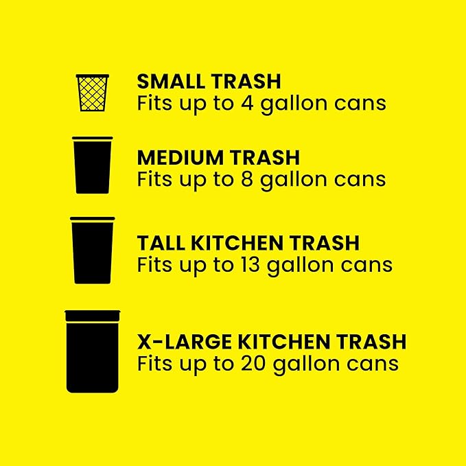 Glad Small Trash Bags 4 Gallon, Febreze Sweet Citron & Lime Garbage Bags, Odor Resistant with Drawstring, 80 Count