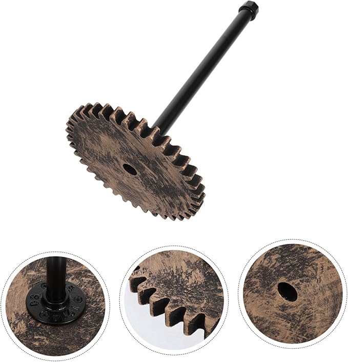 Uonlytech Metal Paper Towel Holder Stand Vintage Industrial Iron Kitchen Organizer for Paper Towel and Wrap Countertop Rack for Home Restaurant Hotel Use