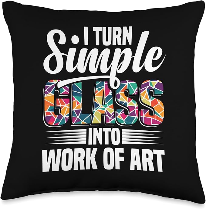Stained Glass Artist Glass Sheets Glass Paint Stained Glass Throw Pillow