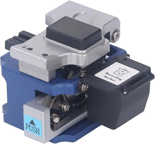 Fiber Cleaver High 16 Cleaving Points 3 in 1 Fixture Automatic Return Knife Optic Fiber Multi Functional Optical Fiber Cleaver for 0.25mm 0.9mm 3.0mm Coating Cab