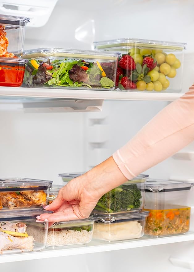 LatchLok Click 14.5 Cup Food Storage Container, Sage