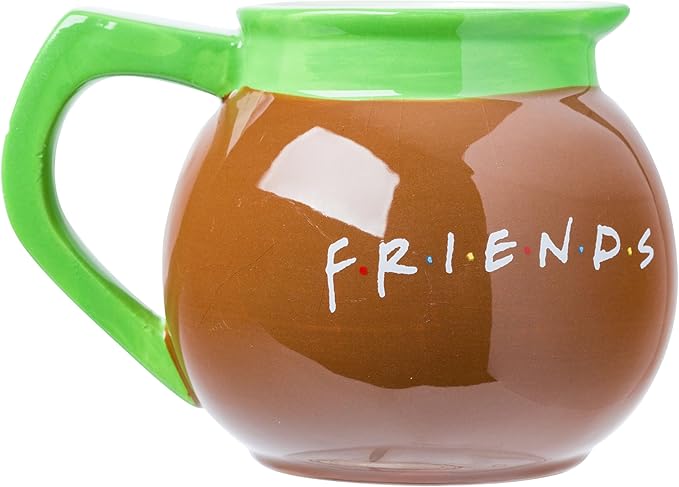 Silver Buffalo Friends Central Perk Pot Ceramic 3D Sculpted Mug, 20 Ounces