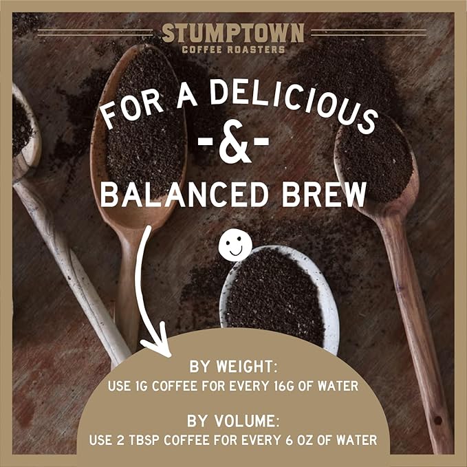 Stumptown Coffee Roasters, Dark Roast Organic Whole Bean Coffee - French Roast with Flavor Notes of Clove and Bittersweet Chocolate, 24 Ounces (2 Bags of 12 Ounces)