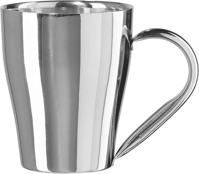 Oggi Insulated Coffee Mug 12oz - Dual Wall Stainless Steel Technology Coffee or Tea Mug with Elegant Mirror Finish, Ideal Used for Cappuccino, Latte and Americano Coffee