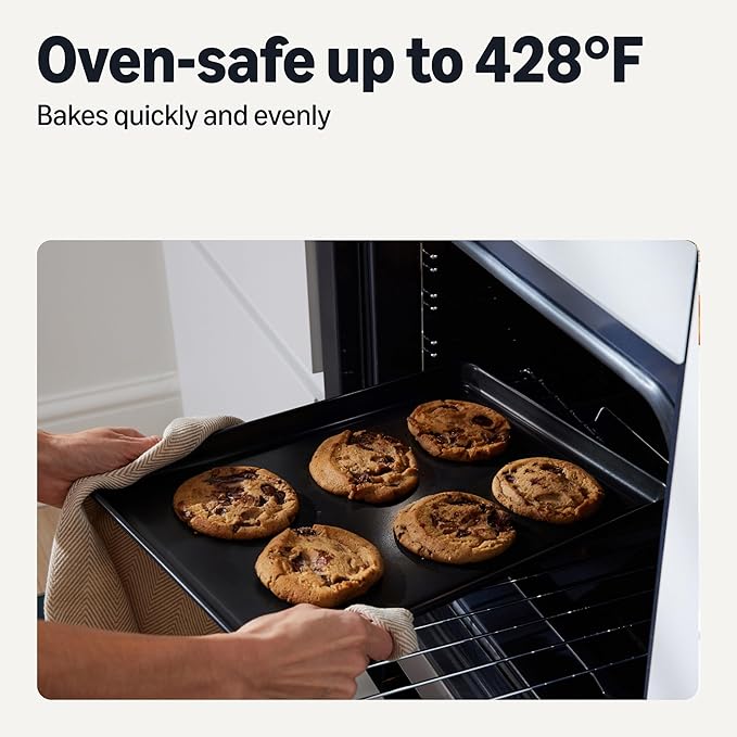 Amazon Basics Nonstick Bakeware 6-Piece Set, Stackable, Dishwasher and Oven-Safe, Baking Pan